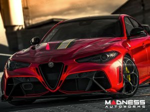 Alfa Romeo Giulia Hood - Carbon Fiber - Extreme Style